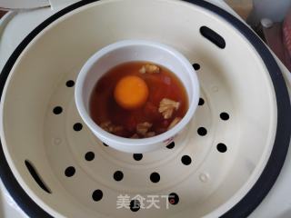 核桃黄酒炖蛋的做法步骤：5