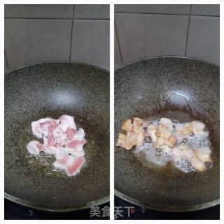 猪肉西芹炒滑子菇的做法步骤：5