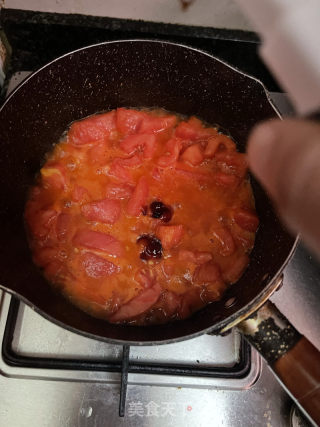 番茄鸡排荞麦面的做法步骤：5
