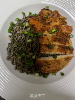 番茄鸡排荞麦面的做法步骤：11