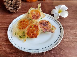 豇豆肉馅冰花煎包的做法步骤：14