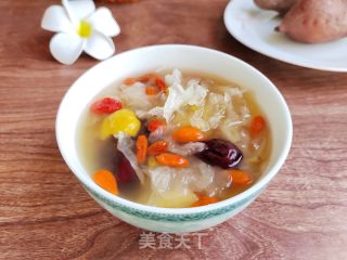 红枣板栗银耳羹的做法步骤：6