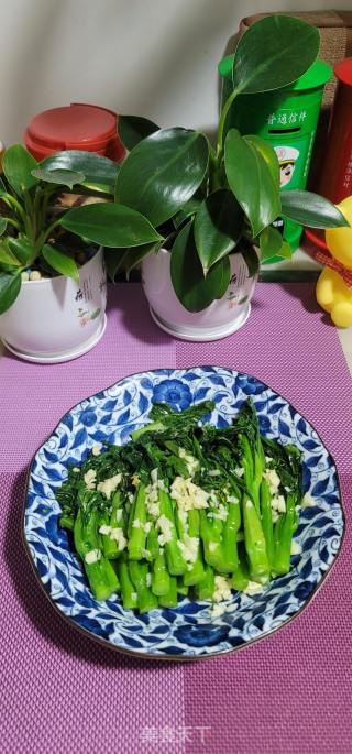 蒜香菜心的做法步骤：11