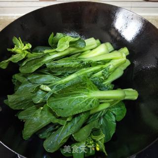 爆炒油菜心的做法步骤：4