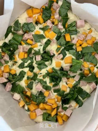 簡單蔬菜香腸佛卡夏面包（免出膜）的做法步骤：10