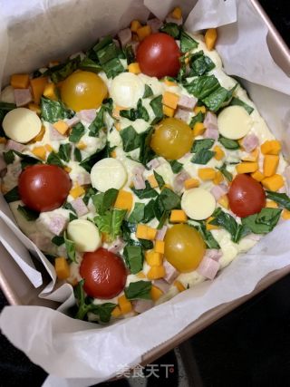 簡單蔬菜香腸佛卡夏面包（免出膜）的做法步骤：12