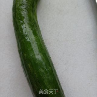 荷兰黄瓜花菜拌鲜贝的做法步骤：1