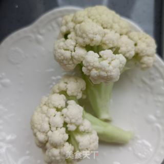 荷兰黄瓜花菜拌鲜贝的做法步骤：6