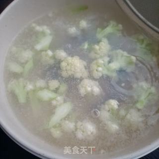 荷兰黄瓜花菜拌鲜贝的做法步骤：7