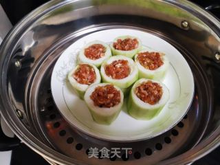 酿丝瓜的做法步骤：5