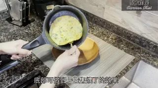 粟米芝士蛋餅的做法步骤：4