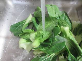 魔芋结炒青菜的做法步骤：2