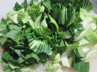 魔芋结炒青菜的做法步骤：3