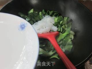 魔芋结炒青菜的做法步骤：5