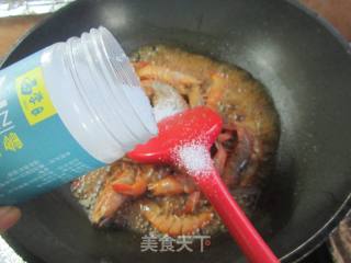 活皮虾炒牛蛙的做法步骤：8