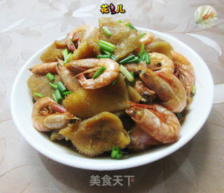 活皮虾炒魔芋毛肚