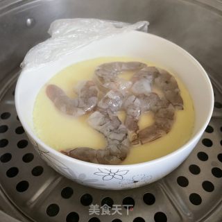 基围虾水蒸蛋的做法步骤：5