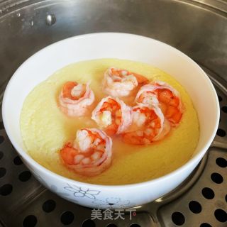 基围虾水蒸蛋的做法步骤：6