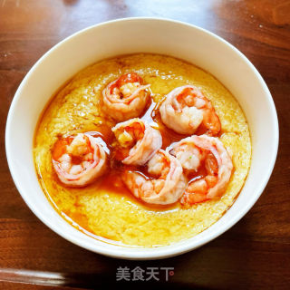 基围虾水蒸蛋的做法步骤：8