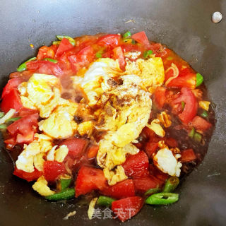 番茄鸡蛋拌荞麦面的做法步骤：10