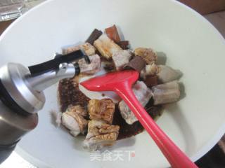 鲜素鸡烧排骨的做法步骤：6