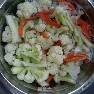 肉沫炒花椰菜的做法步骤：5