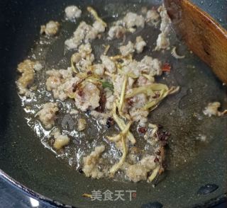 肉沫炒花椰菜的做法步骤：11