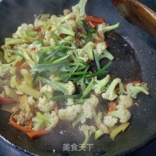 肉沫炒花椰菜的做法步骤：15