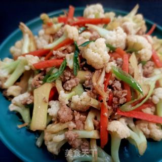 肉沫炒花椰菜的做法步骤：16