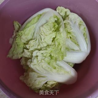 五花肉白菜炒米粉的做法步骤：2