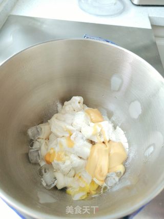 炼乳棉花吐司的做法步骤：7
