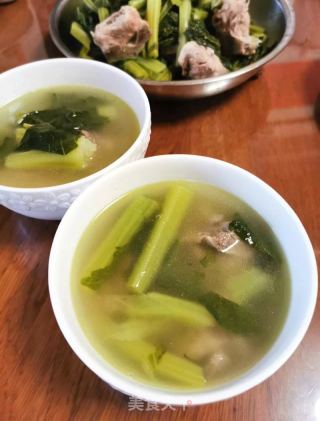 春菜龙骨汤的做法步骤：10