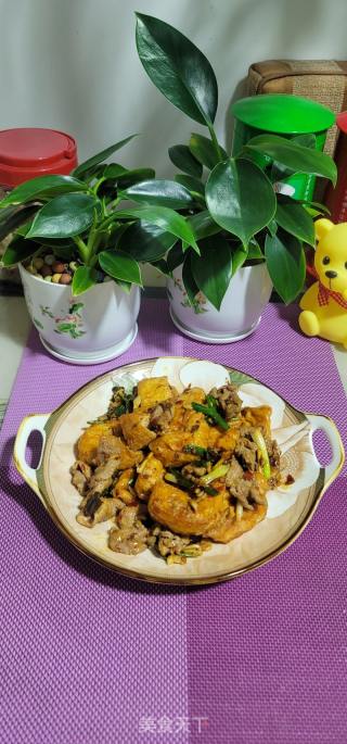 油豆腐烧肉的做法