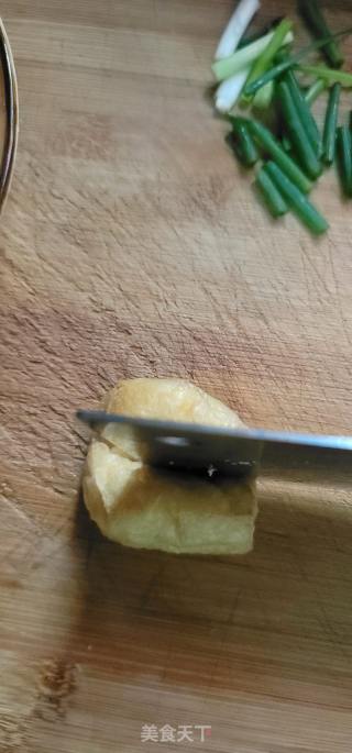 油豆腐烧肉的做法步骤：2