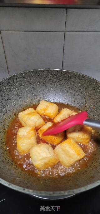 油豆腐烧肉的做法步骤：8