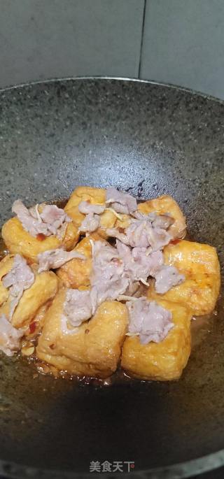 油豆腐烧肉的做法步骤：11