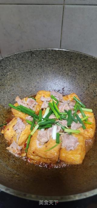 油豆腐烧肉的做法步骤：12