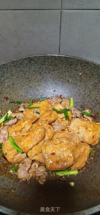 油豆腐烧肉的做法步骤：13