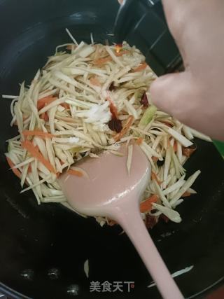 素炒茭白的做法步骤：6