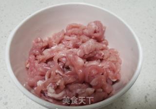 花菇青椒炒肉丝的做法步骤：7
