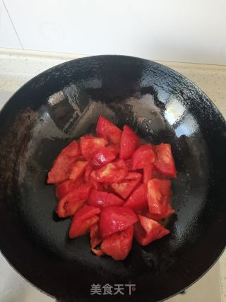 西红柿鸡蛋面片儿汤的做法步骤：5