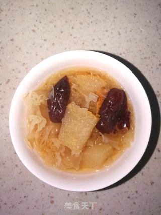 红枣雪梨银耳羹的做法步骤：6