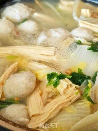 鱼丸杂菜煲的做法步骤：13