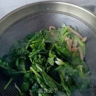 煮肉炒乌塌菜的做法步骤：10
