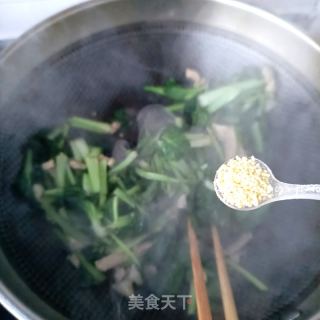 煮肉炒乌塌菜的做法步骤：11