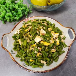 鸡蛋肉末炒豇豆的做法步骤：11