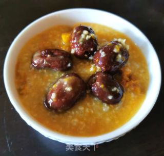 南瓜红枣小米粥的做法步骤：7
