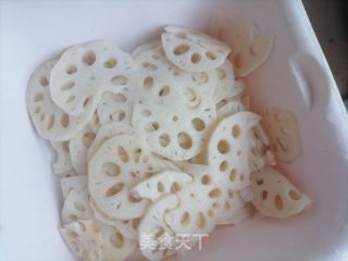 炒藕片的做法步骤：2