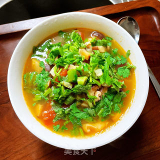番茄蔬菜汤的做法步骤：9