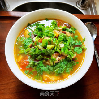 番茄蔬菜汤的做法步骤：10